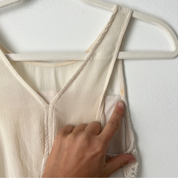 Divided by H&M Cream Lace Maxi Dress Size 2 - Picture 4 of 11